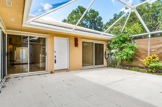 exterior space with a patio