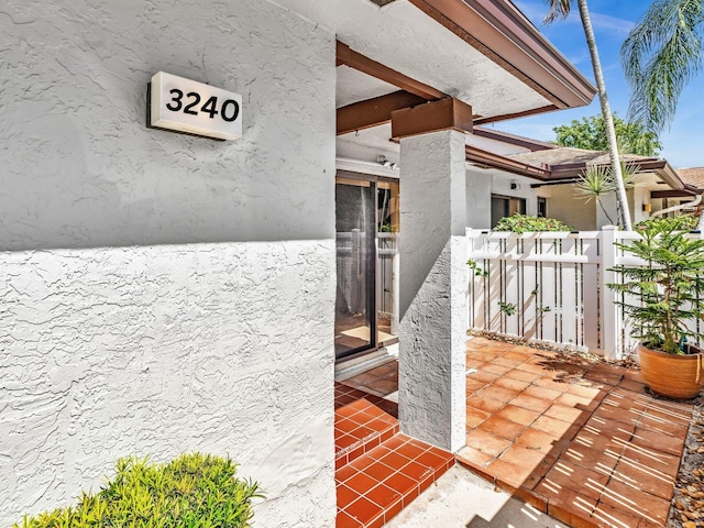 view of entrance to property