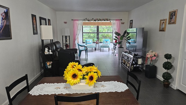 view of dining area