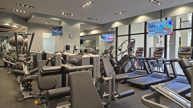 701 S Olive Ave Unit 202, West Palm Beach, FL 33401 - view of exercise room