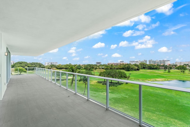 220 SE Mizner Blvd Unit 523, Boca Raton, FL 33432 - balcony featuring a water view and view of golf course
