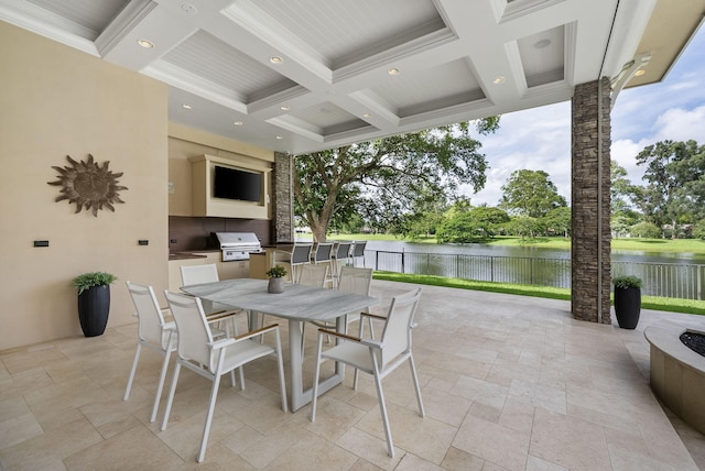 view of patio / terrace featuring area for grilling