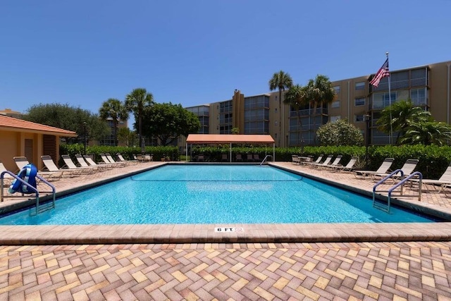 view of swimming pool