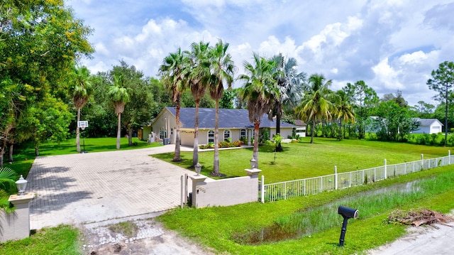 surrounding community featuring a yard