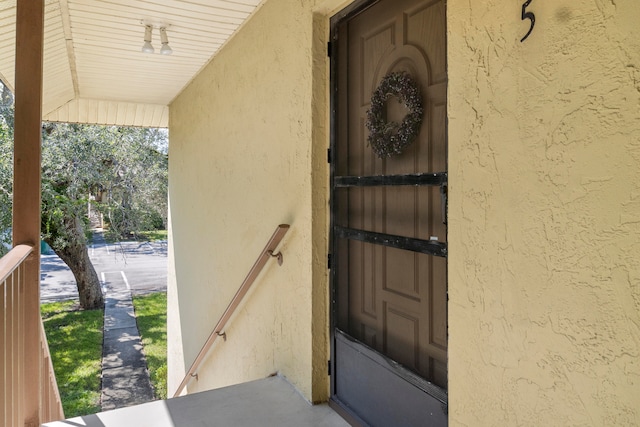 view of exterior entry