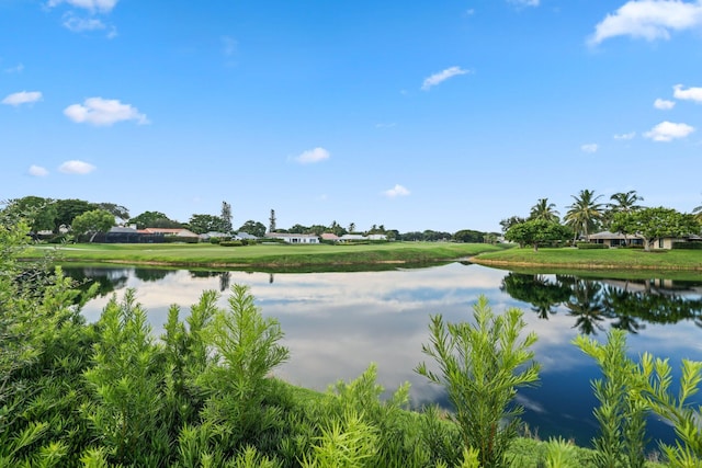 property view of water