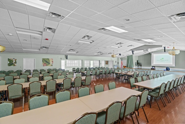 2078 SW 13th Ter, Boynton Beach, FL 33426 - dining area with wood finished floors and a paneled ceiling