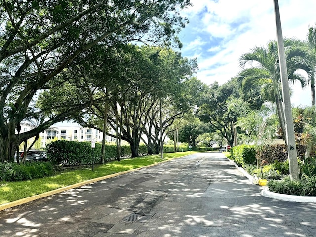 view of road