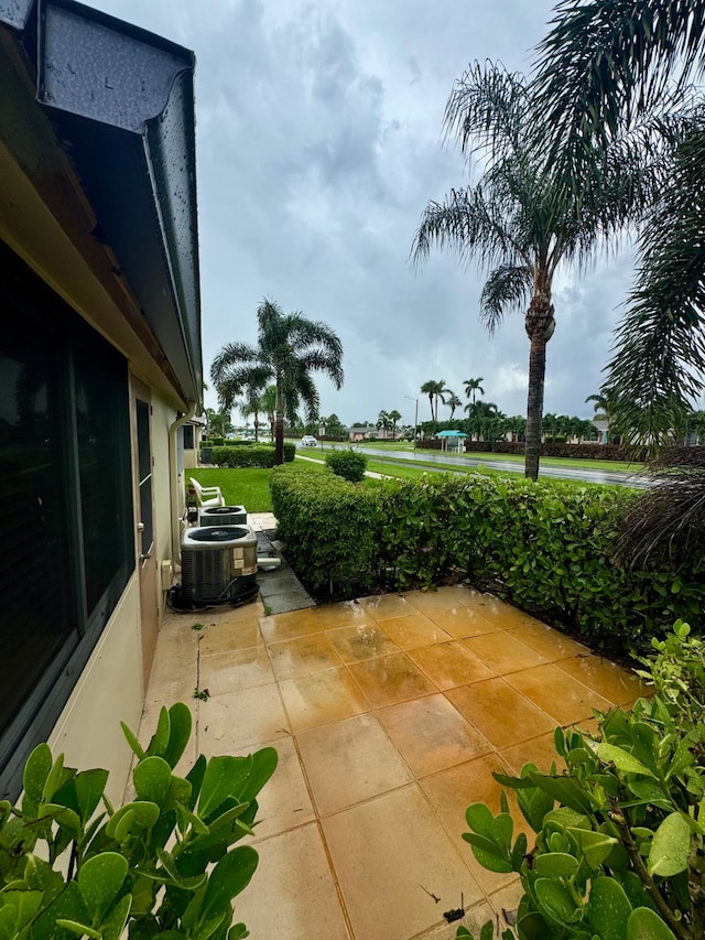 view of patio / terrace with cooling unit