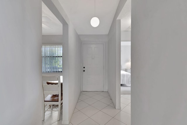 view of tiled foyer