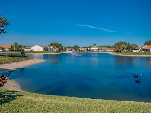 property view of water