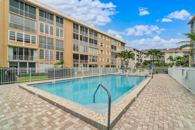 view of pool