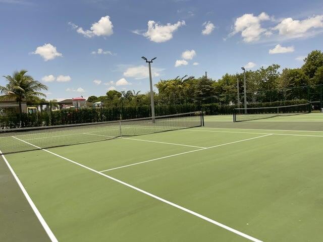 view of tennis court