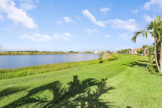 property view of water