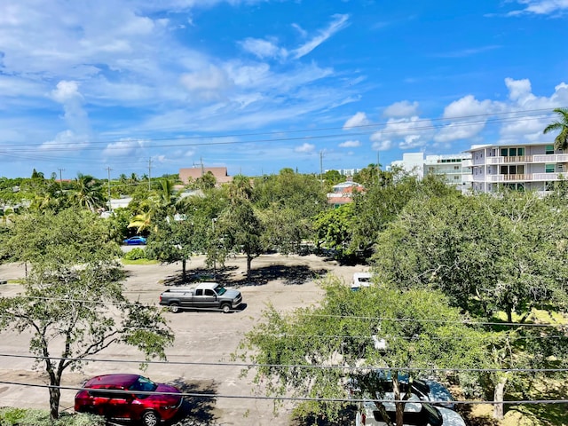 view of parking / parking lot