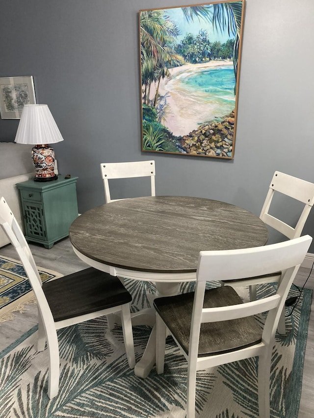 108 NE 20th Ave Unit 205, Boynton Beach, FL 33435 - dining room with wood finished floors