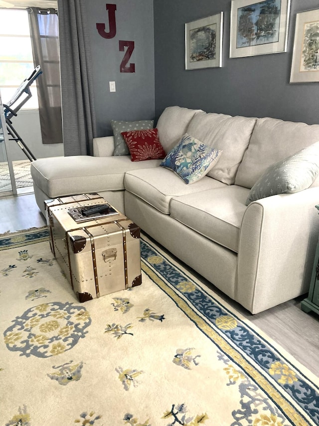 108 NE 20th Ave Unit 205, Boynton Beach, FL 33435 - living room featuring wood finished floors