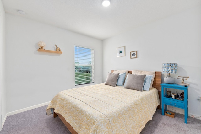 bedroom featuring carpet flooring