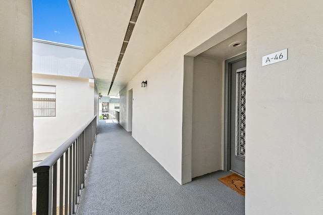 view of hallway