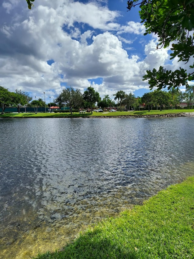 property view of water