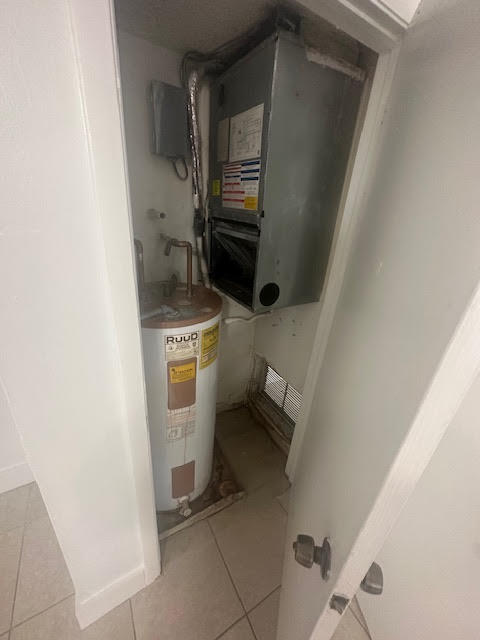 utilities with water heater