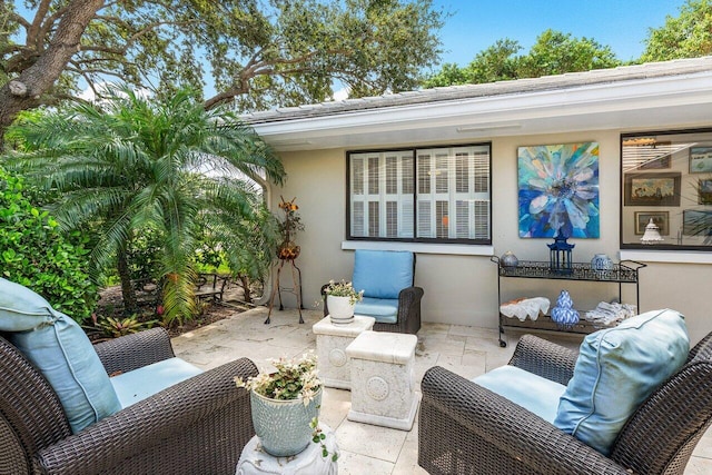 view of patio / terrace featuring outdoor lounge area