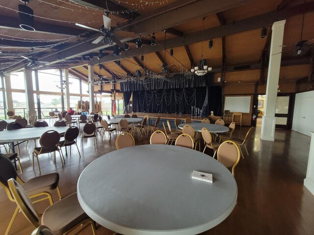 view of dining area