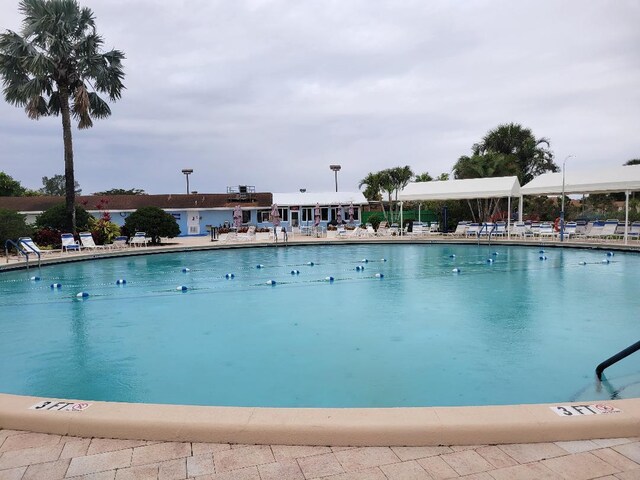 view of pool