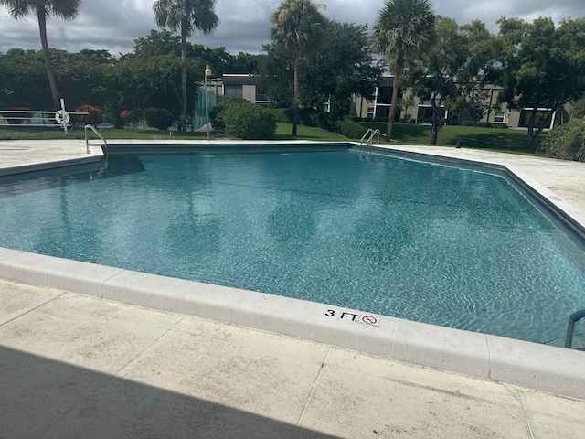 view of pool