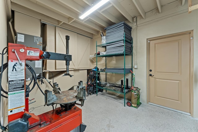 view of workout room