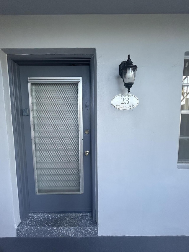 view of entrance to property