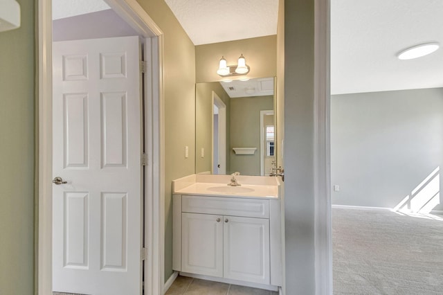 6716 Eagle Ridge Dr, Greenacres, FL 33413 - bathroom featuring vanity, tile patterned floors, and baseboards