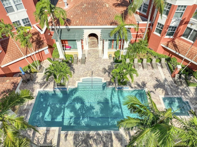 aerial view
