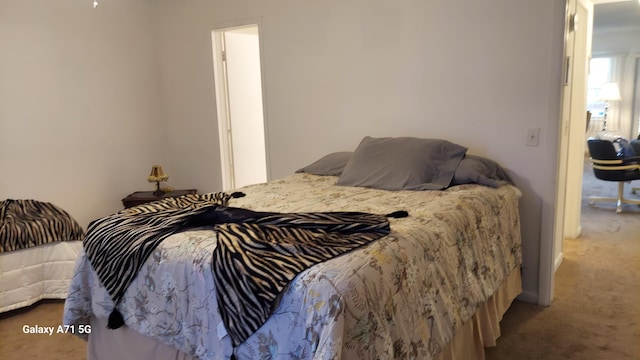 bedroom featuring carpet floors