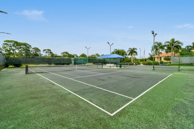 view of sport court