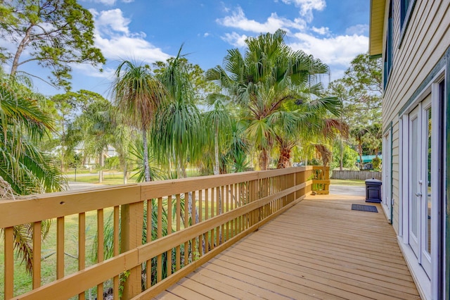 view of deck