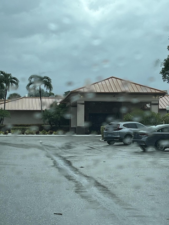 view of uncovered parking lot