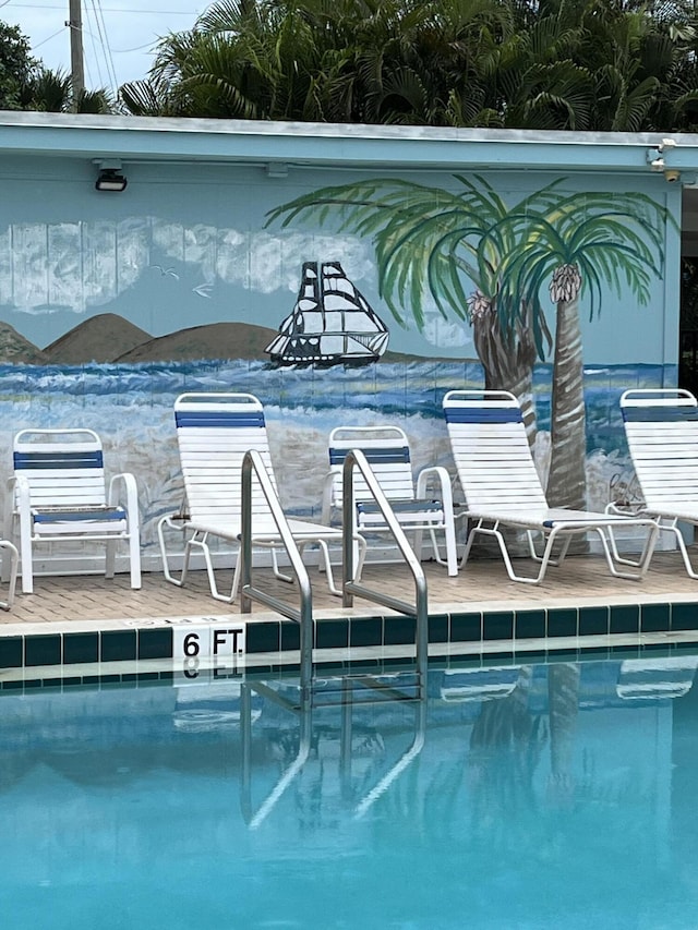 view of community pool
