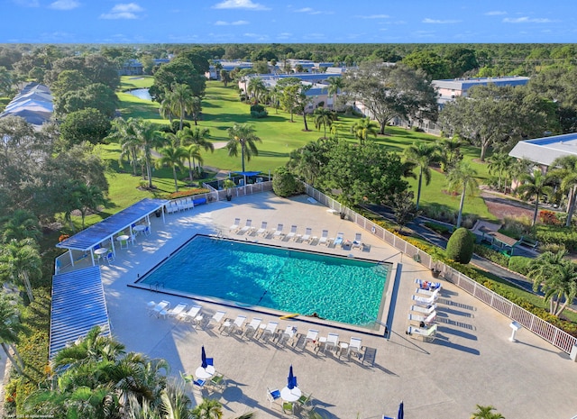 view of pool