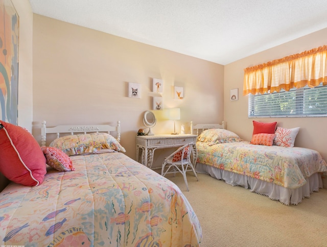 bedroom with carpet floors