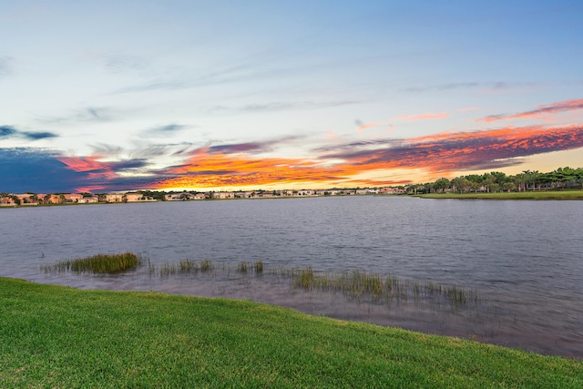 property view of water