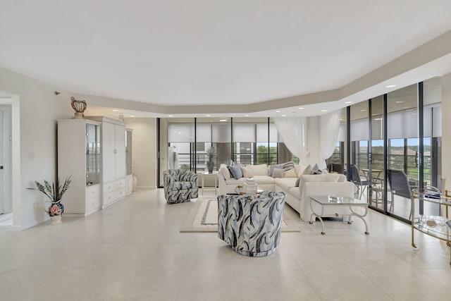 7567 Imperial Dr Unit 601, Boca Raton, FL 33433 - living room with light tile patterned floors