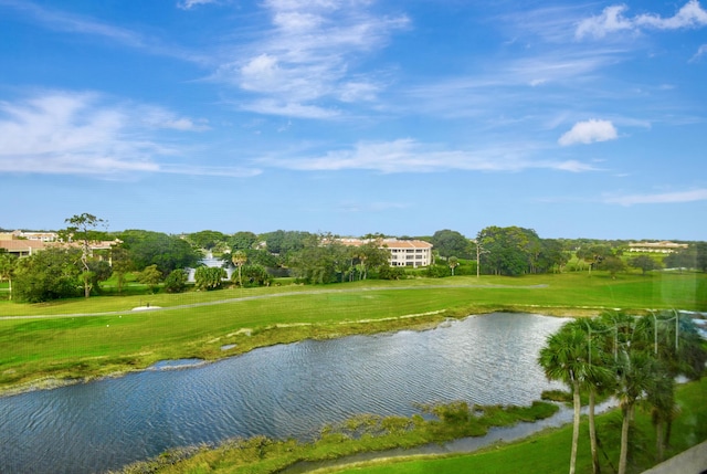 7567 Imperial Dr Unit 601, Boca Raton, FL 33433 - water view with a golf club and a tree filled landscape