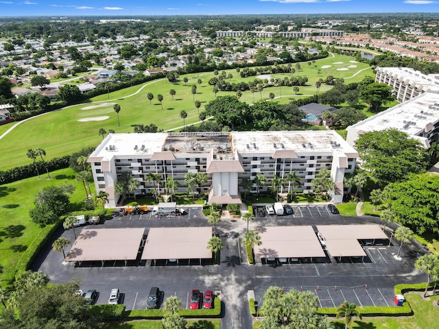 9170 SW 14th St Unit 4107, Boca Raton, FL 33428 - drone / aerial view with a water view and golf course view