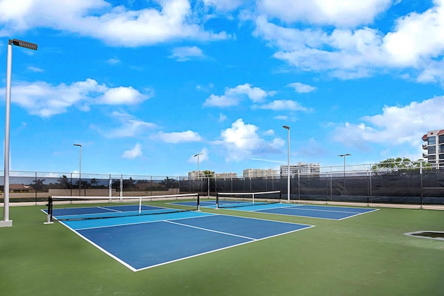 view of sport court