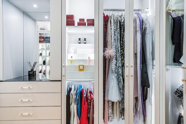 view of closet