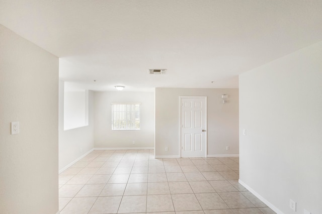 view of tiled empty room