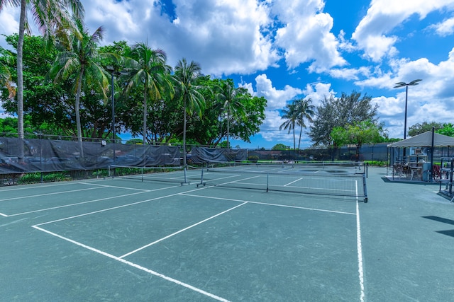 view of tennis court