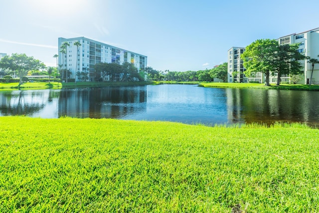 property view of water