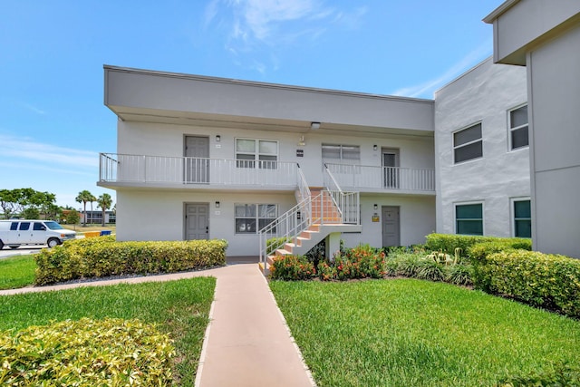 164 Normandy D, Delray Beach, FL 33484 - view of property with stairs